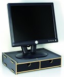Monitorsokkel 'KLEURIG!', donkerrood
